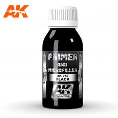 AK Interactive BLACK PRIMER AND MICROFILLER - podkład - 100ml
