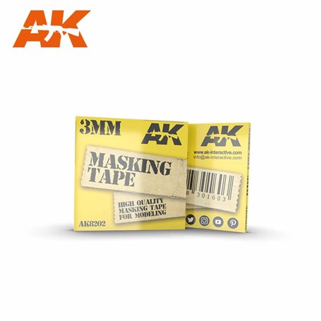 AK Interactive MASKING TAPE - taśma maskująca - 3mm