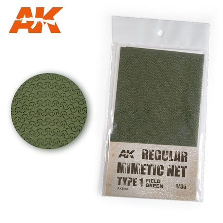 AK Interactive Regular Mimetic Net Type 1 Field Green