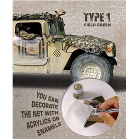 AK Interactive Regular Mimetic Net Type 1 Field Green