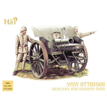 HaT 8094 WWI Ottoman Artillery and MG