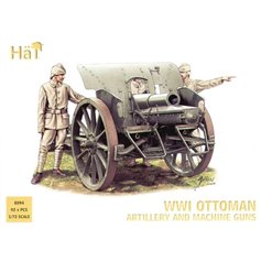 HaT 1:72 WWI OTTOMAN ARTILLERY AND MACHINE GUNS