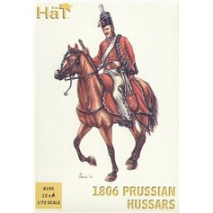 HaT 1:72 1806 PRUSSIAN HUSSARS | 12 figurek |