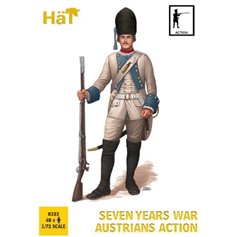 HaT 1:72 7 YEARS WAR - AUSTRIANS ACTION | 48 figurines | 