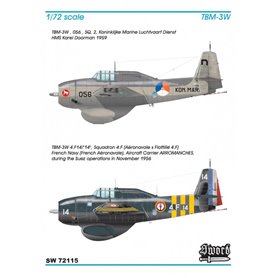 Sword 1:72 Grumman TBM-3W Guppy - I'Aeronavale / Kon. Marine 