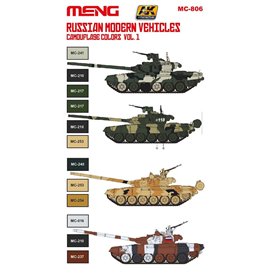 MENG Russian Modern Vehicles Camouflage Set