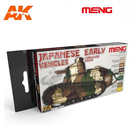 MENG Japanese Early Vehicles Color Set