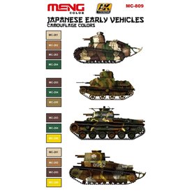 MENG Japanese Early Vehicles Color Set