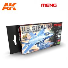 Meng Zestaw farb US STEALTH CAMOUFLAGE COLORS