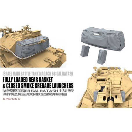 Meng SPS-065 Fully Loaded Rear Basket - Magach 6B