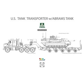 Takom 5002X 70 Ton Tank Transporter w/Abrams LE