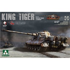 Takom 2047S King Tiger Henschel w/New Track Parts 