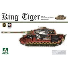 Takom 1:35 Pz.Kpfw.VI King Tiger w/Henschel turret - FULL INTERIOR KIT - NEW TRACK PARTS