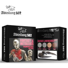 Abteilung 502 Set of pigments FANTASY AND METALLICS