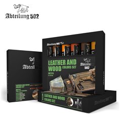 Abteilung 502 Oil paint set LEATHER AND WOOD