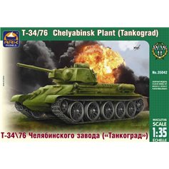 Ark Models 1:35 T-34/76 - CHELYABINSK PLANT - TANKOGRAD - RUSSIAN MEDIUM TANK