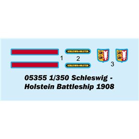 Trumpeter 1:350 Schleswig-Holstein - BATTLESHIP 1908