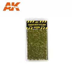 AK Interactive SUMMER GREEN TUFTS - kępki trawy - 2mm