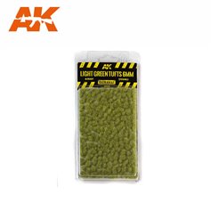 AK Interactive LIGHT GREEN TUFTS - kępki trawy - 6mm