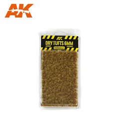 AK Interactive DRY TUFTS - kępki trawy - 6mm