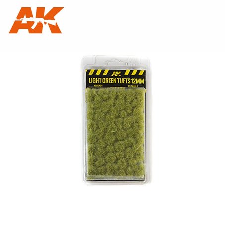 AK Interactive Light Green Tufts 12mm