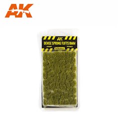 AK Interactive DENSE SPRING TUFTS - kępki trawy - 8mm