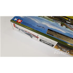 Tamiya 1:48 North American P-51D Mustang z samochodem