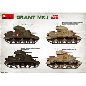 Mini Art 1:35 Grant Mk.I - INTERIOR KIT