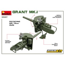 Mini Art 1:35 Grant Mk.I - INTERIOR KIT