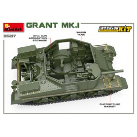 Mini Art 1:35 Grant Mk.I - INTERIOR KIT
