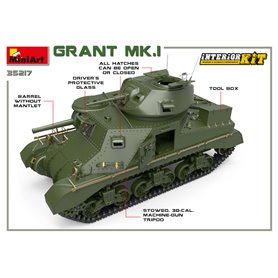 Mini Art 1:35 Grant Mk.I - INTERIOR KIT