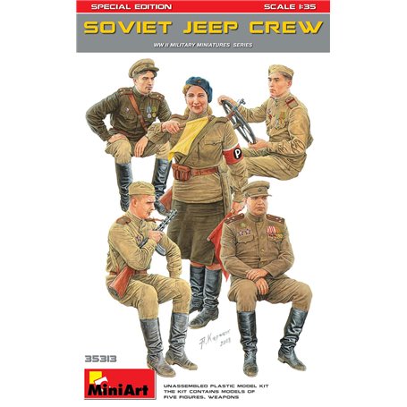 Mini Art 35313 Soviet Jeep crew. Special Edition