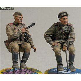 Mini Art 35313 Soviet Jeep crew. Special Edition