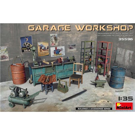 Mini Art 35596 Garage workshop