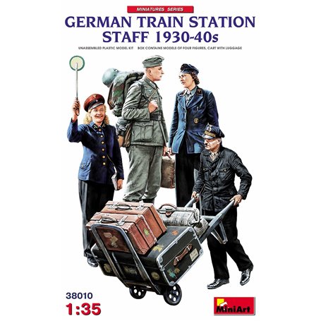 Mini Art 38010 German Train station Staff 1930-40