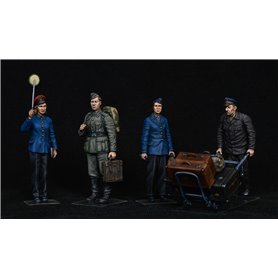 Mini Art 38010 German Train station Staff 1930-40