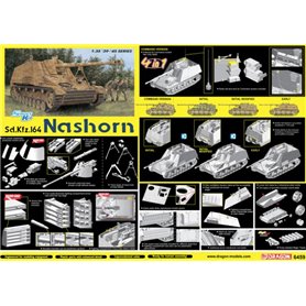 Dragon 6459 1/35 Sd.Kfz.164 Nashorn (4 in 1)