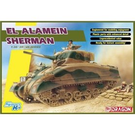 Dragon 6617 1/35 El Alamein Sherman (w/magic track