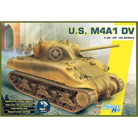 Dragon 6618 1/35 US M4A1 DV (w/magic tracks)