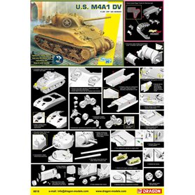 Dragon 6618 1/35 US M4A1 DV (w/magic tracks)