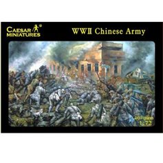 Caesar 1:72 WWII CHINESE ARMY | 40 figurines | 
