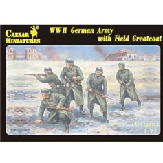 Caesar 1:72 WWII GERMAN ARMY WITH FILED GREATCOAT
