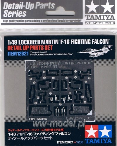 Tamiya 1:48 Zestaw DETAIL UP PARTS do F-16 Fighting Falcon - Do