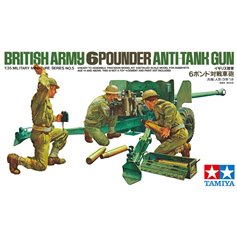 Tamiya 1:35 6 POUNDER - BRITISH ANTI-TANK GUN