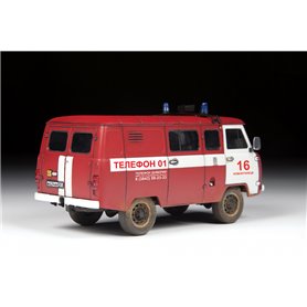 Zvezda 43001 UAZ 3909 Firefighter Car  1/43