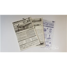 Tamiya 1:72 Kawasaki Ki-61-Id Hien - SILVER PLATED - z kalkomaniami kamuflażu 