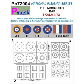 Pmask Po72004 D.H. Mosquito RAF