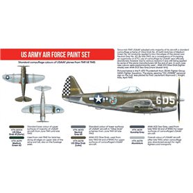 Hataka AS04.2 RED-LINE Zestaw farb US ARMY AIR FORCE