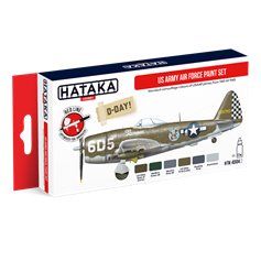 Hataka AS04.2 RED-LINE Paints set US ARMY AIR FORCE 