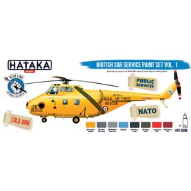 Hataka BS98 Btitish Sar Service paint set vol.1